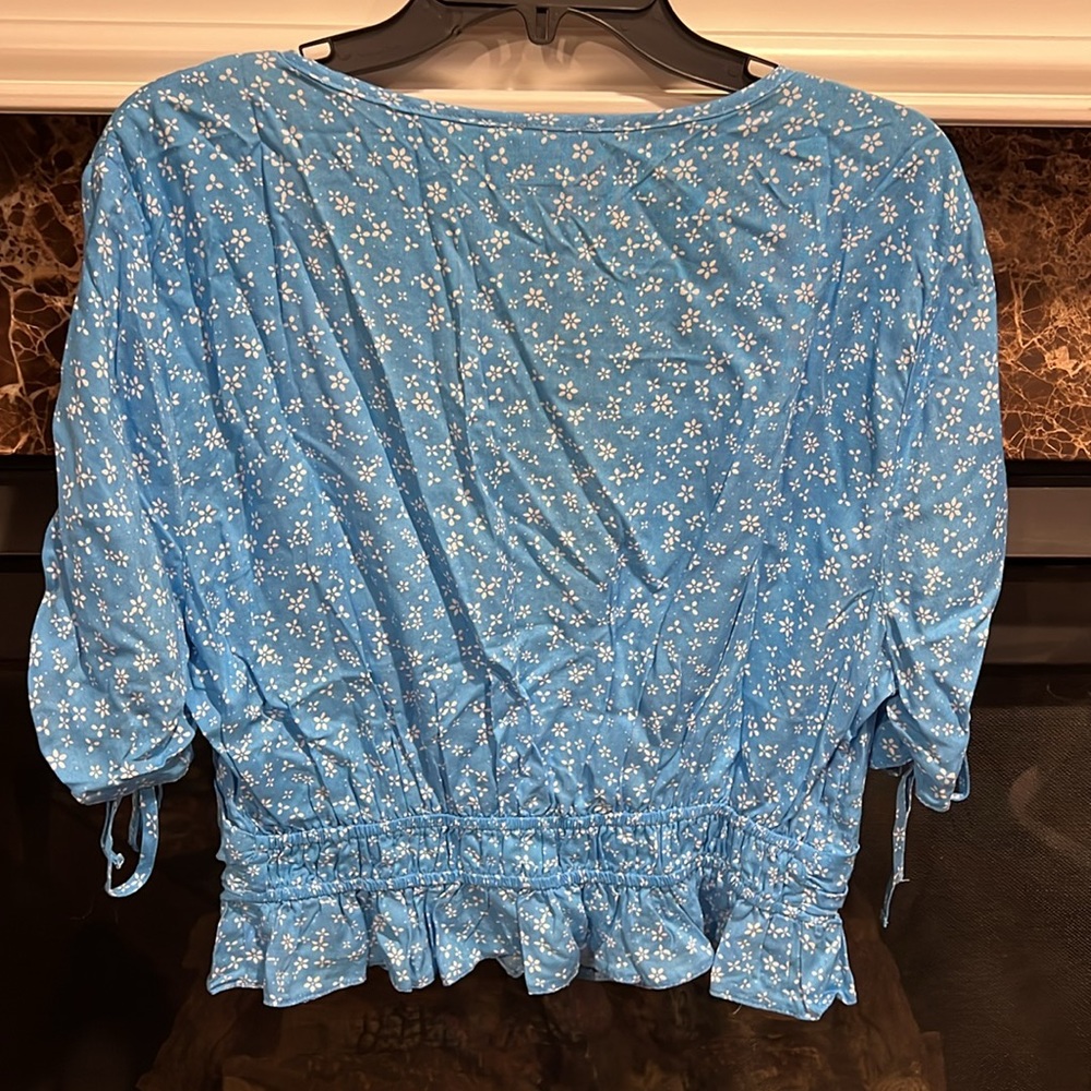 ASOS Design Floral Ruched Top - Picture 5 of 5